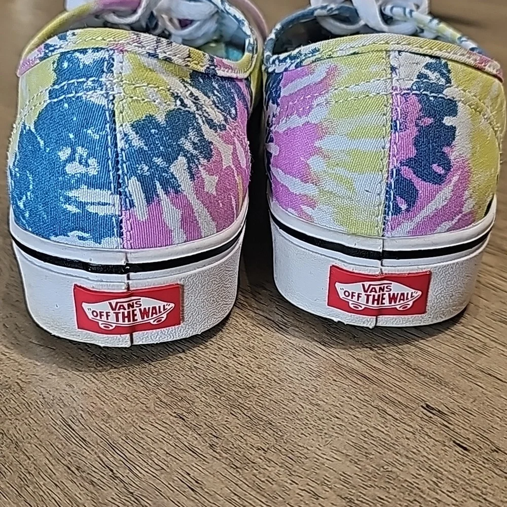 Vans Unisex tie dye sneakers womans size 8.5 or mens 7 - Picture 3 of 11